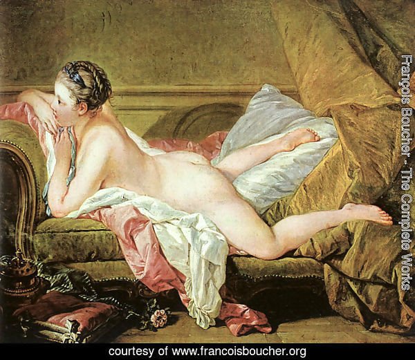 Nude on a Sofa (or Reclining Girl)