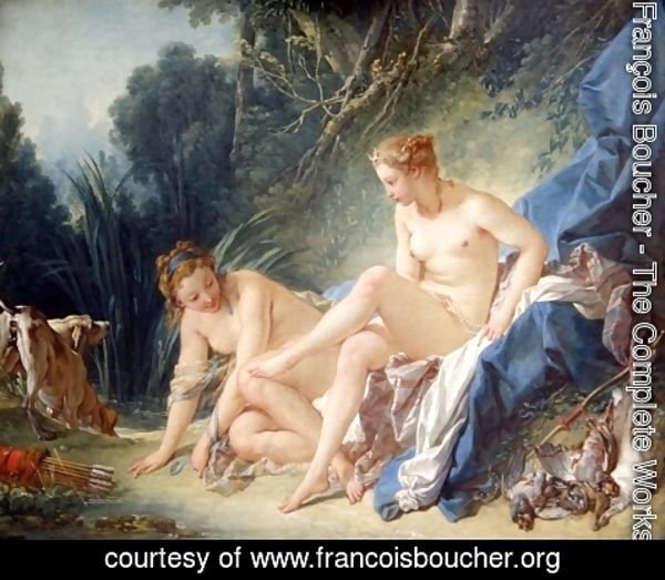 François Boucher - Diana Leaving her Bath