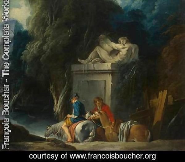 François Boucher - Crossing the Ford