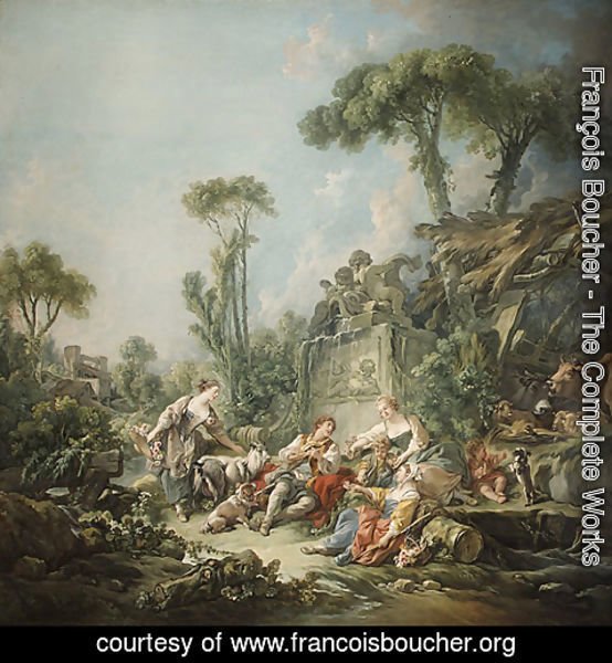 François Boucher - Shepherds Idyll 1768