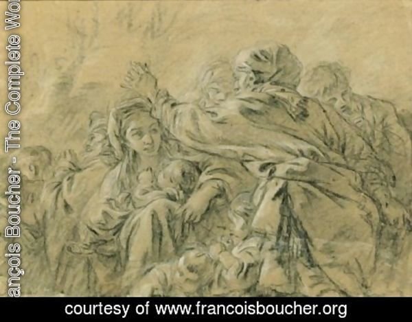 François Boucher - Figures On The March