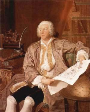 François Boucher - Portrait of Carl Gustaf Tessin