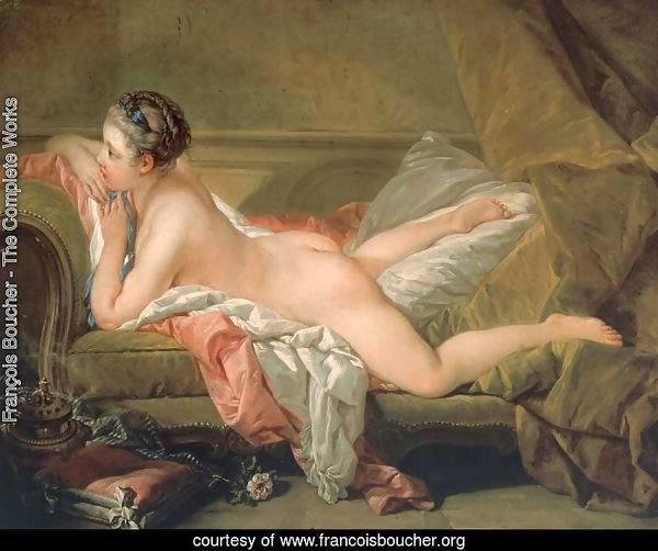 Portrait of Marie-Louis O'Murphy (Nude on a Sofa)