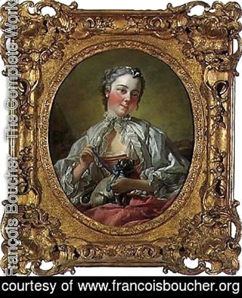 François Boucher - Portrait of Madame Boucher