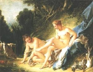 François Boucher - Diana Resting after her Bath 1742