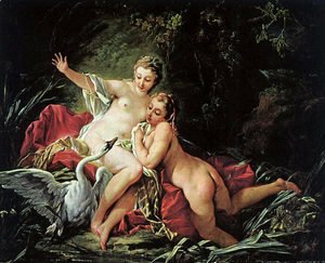 François Boucher - Leda And The Swan 1741