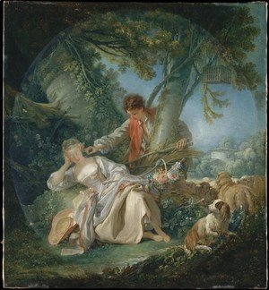 François Boucher - The Interrupted Sleep 1750