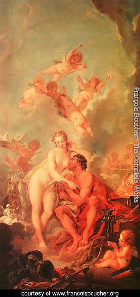 François Boucher - The Visit Of Venus To Vulcan