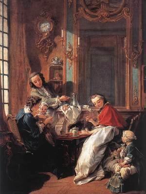 François Boucher - The Afternoon Meal 1739