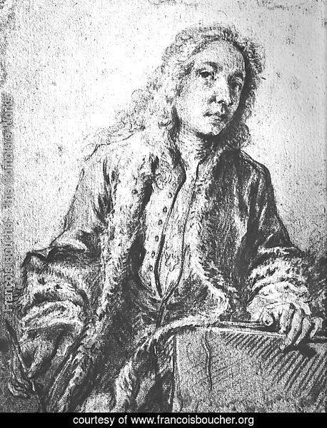 Drawing after a lost Self-Portrait of Watteau