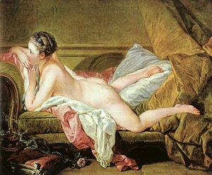 Nude on a Sofa (or Reclining Girl)