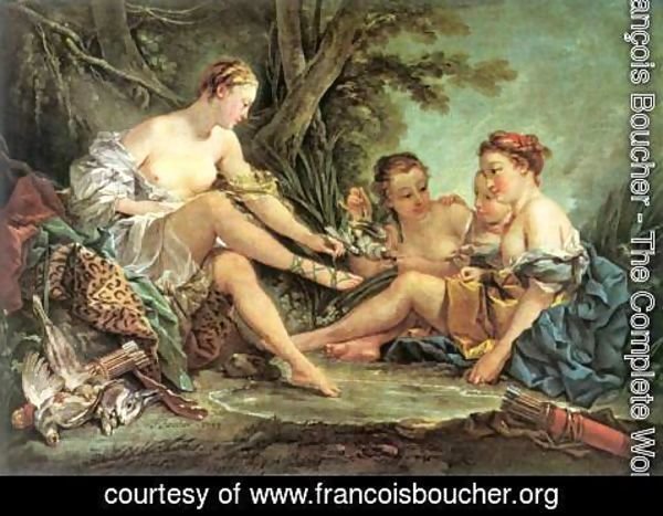 François Boucher - Diana's Return from the Hunt