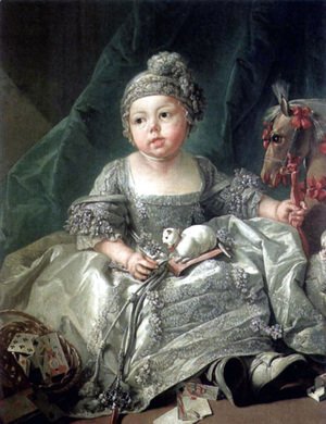 François Boucher - Portrait of Louis Philippe Joseph, Duke of Montpensier as a child