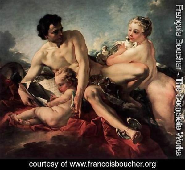 François Boucher - The Education of Cupid