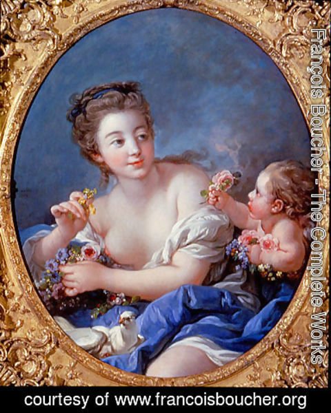 François Boucher - Venus and love