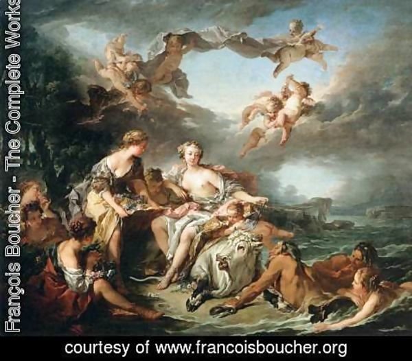 François Boucher - The Rape of Europa 2