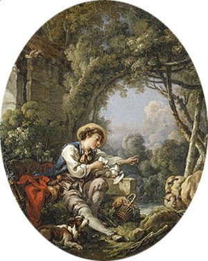 François Boucher - The Dispatch of the Messenger 1765