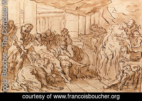 François Boucher - The death of Meleager 2