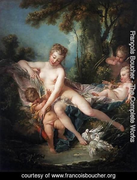 François Boucher - The Bath of Venus
