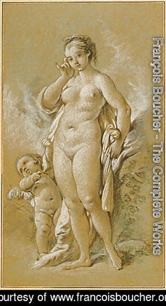 François Boucher - Venus and Cupid 2