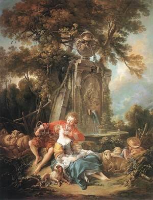 François Boucher - An Autumn Pastoral 1749