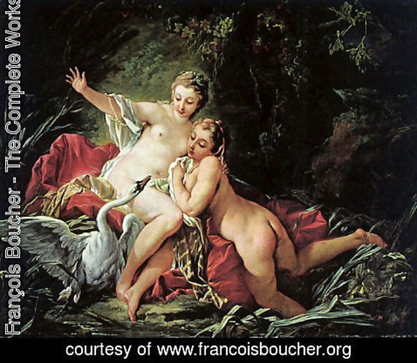 François Boucher - Leda And The Swan 1741