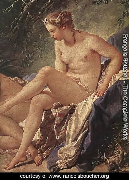 François Boucher - Diana Resting after her Bath (detail) 1742