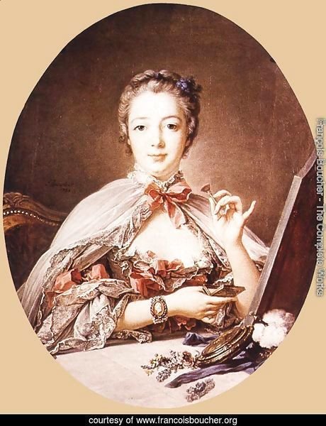 Portrait of Marquise de Pompadour 1759