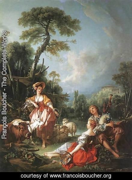 François Boucher - Summer Pastoral 1749