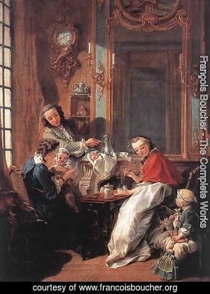 François Boucher - The Afternoon Meal 1739