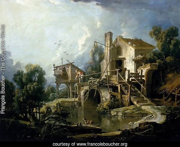 The Mill at Charenton 1750s