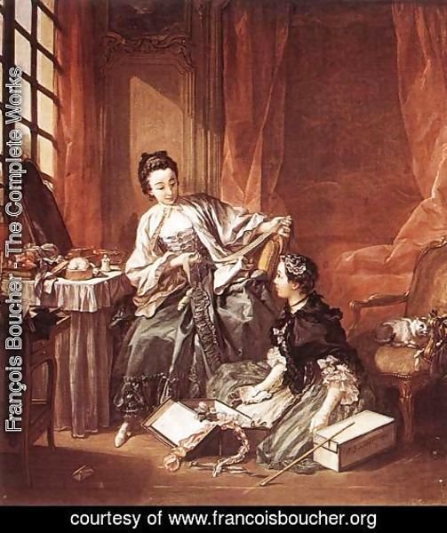 François Boucher - The Milliner (The Morning) 1746