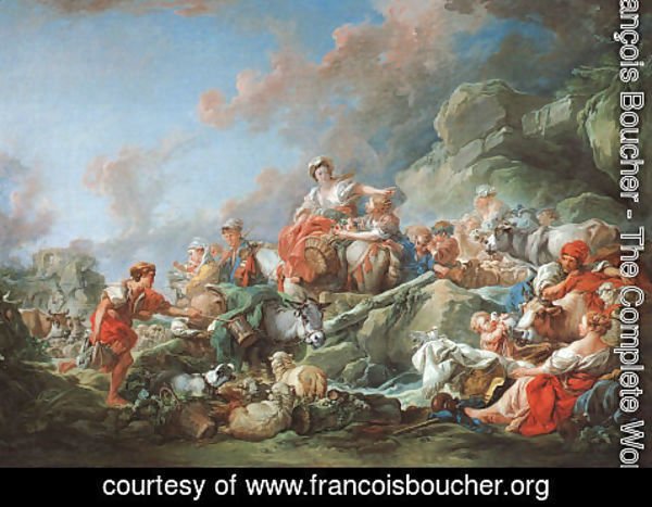 François Boucher - Returning from Market 1767