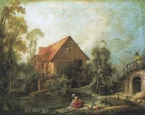 François Boucher - Watermill