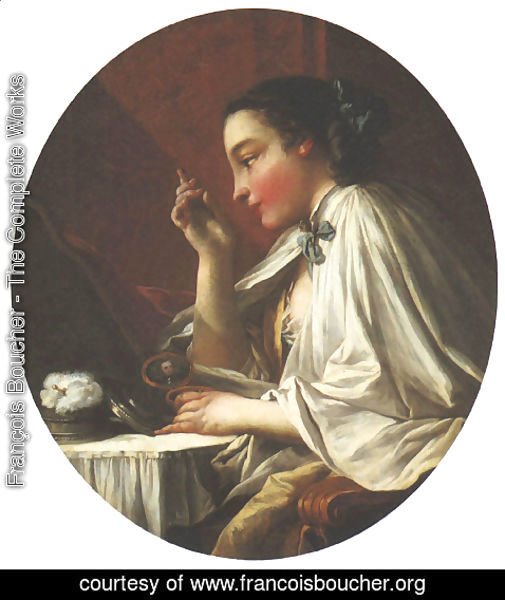 François Boucher - Woman at Her Toilette